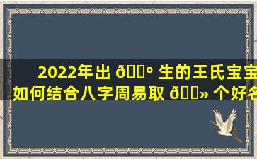 2022年出 🌺 生的王氏宝宝如何结合八字周易取 🌻 个好名字